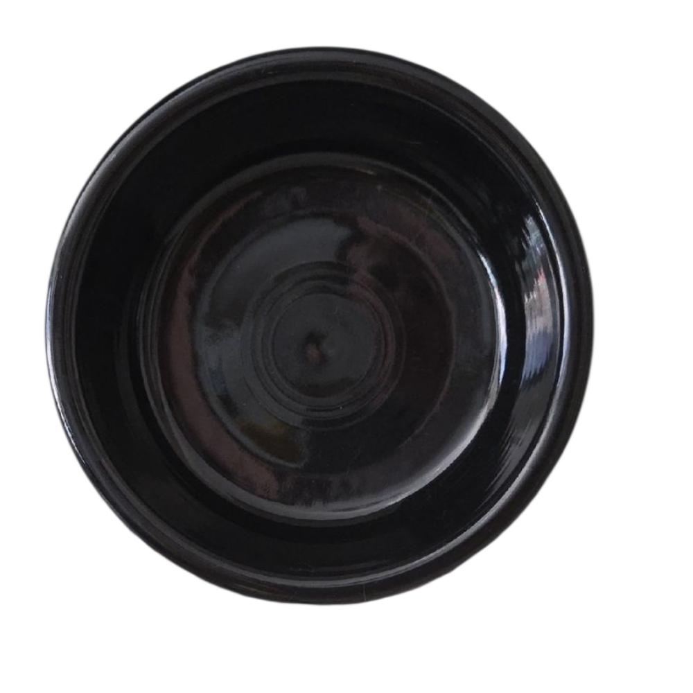 2 - Black Fiesta USA HLC Ceramic Bowls